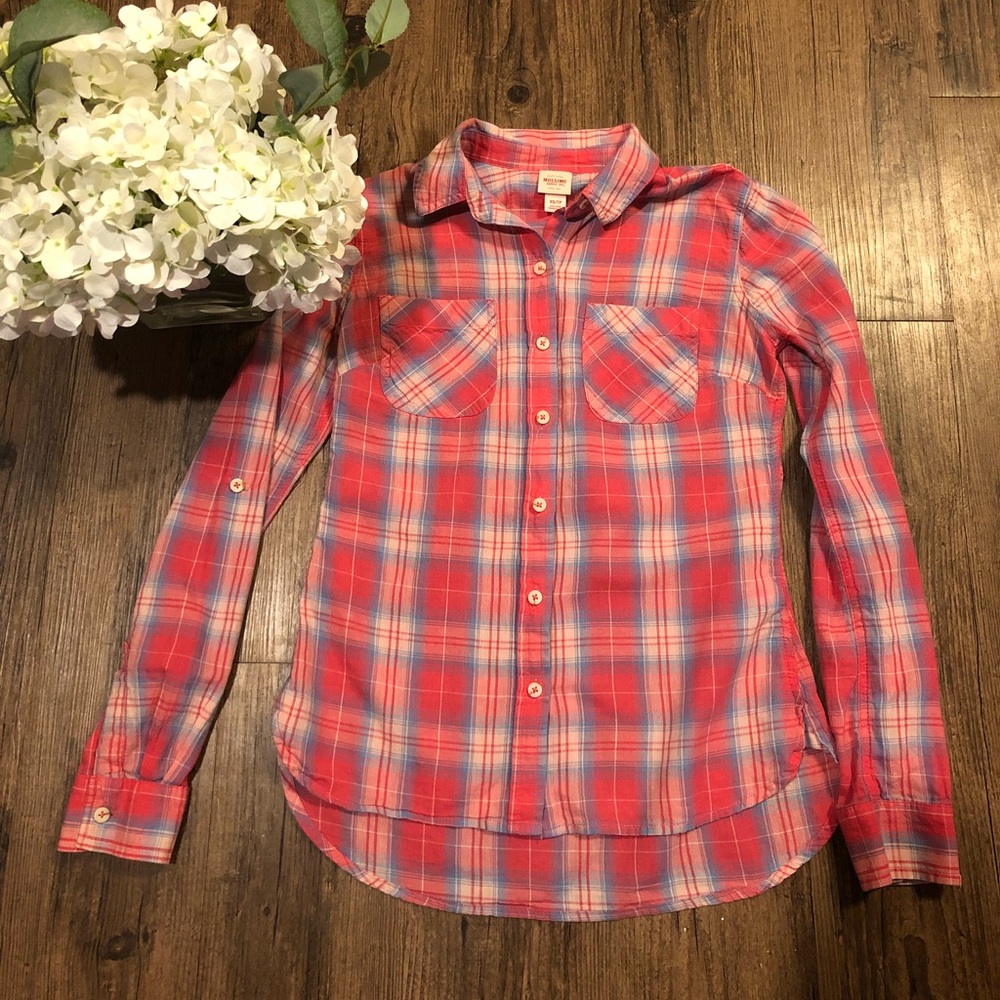 Plaid button up